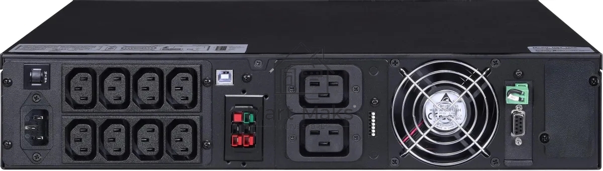 Источник бесперебойного питания Powercom Next, On-Line, 2000VA/2000W, Rack/Tower, 8*IEC320-C13 + 2*C19, LCD, Serial+USB, SmartSlot, подкл. доп. Бат.