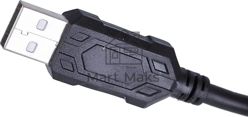 Гарнитура проводная с микрофоном A4 Bloody J437 черный 1.8м мониторные USB оголовье (J437)