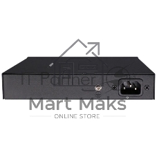 Коммутатор Osnovo SW-20600/A(80W), 6×100 Мбит/с (4×PoE), неуправляемый