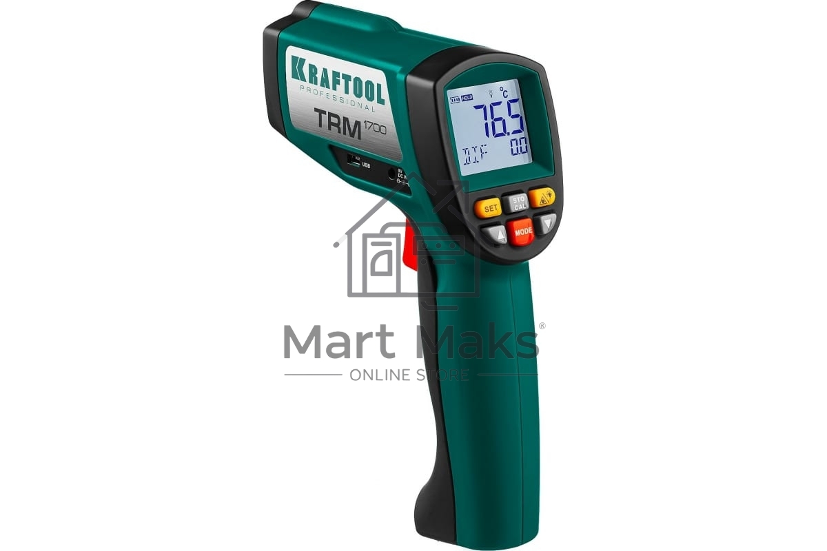 Пирометр инфракрасный KRAFTOOL TRM-1700, -30°С +1650°С