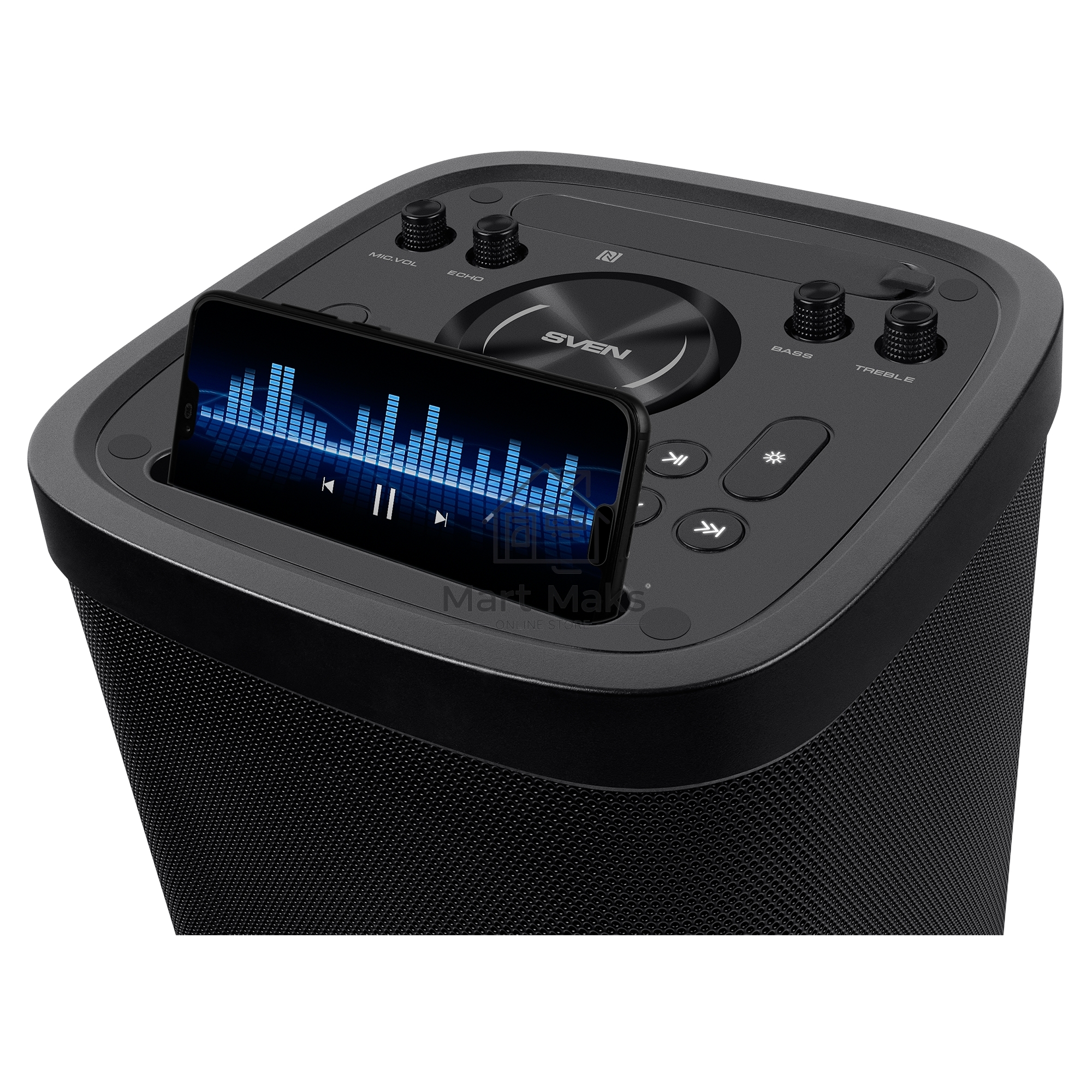Мобильные колонки Sven PS-930 2.0 чёрные 2x75 W Bluetooth
