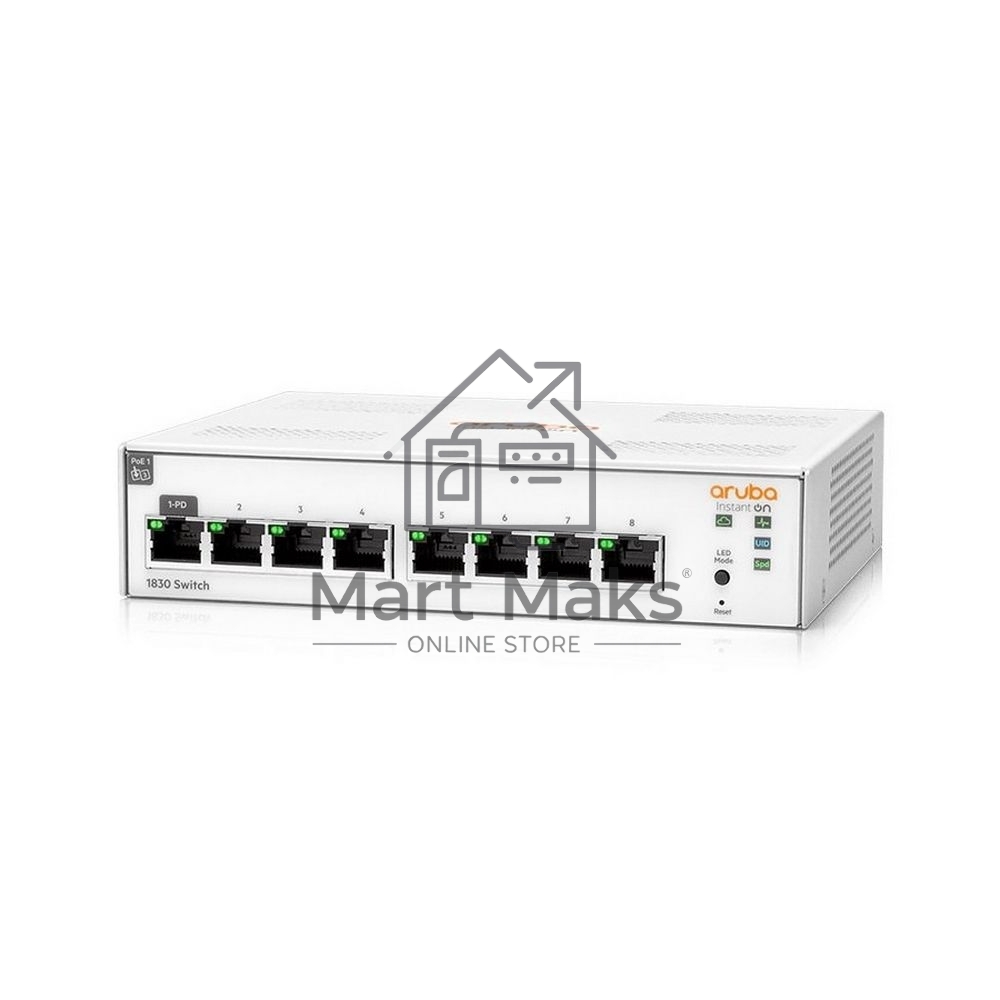 Коммутатор HPE JL810A Aruba Instant On 1830 8G Web-managed fanless Switch