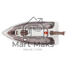Утюг Maxwell MW-3047, 2400 Вт, белый/коричневый