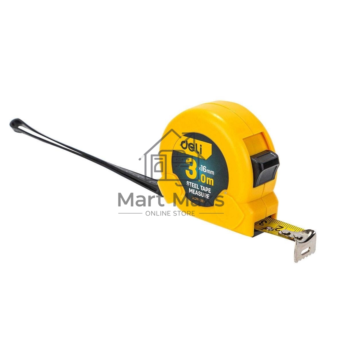 Рулетка Deli DL280316 3м*16мм, метрическая