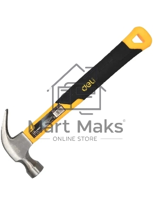 Молоток-гвоздодер Deli DL5002 500 гр Фибергласовая рукоять