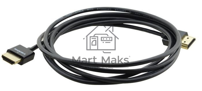 Кабель Kramer C-HM/HM-3 HDMI-HDMI (Вилка - Вилка), 0,9 м