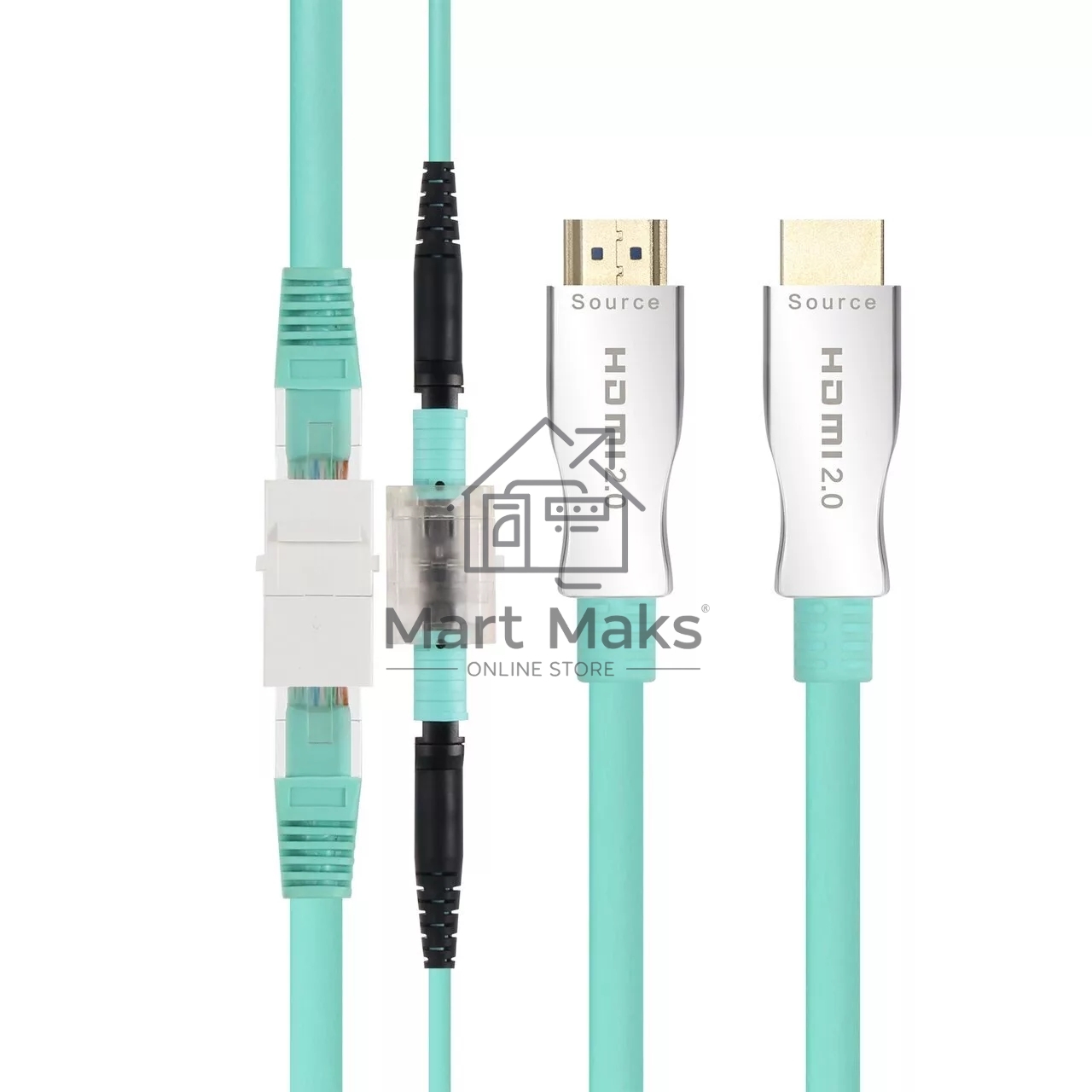 Сетевая Оптическая кабельная система HDMI2.0V VCOM 10M <D3745-10.0>