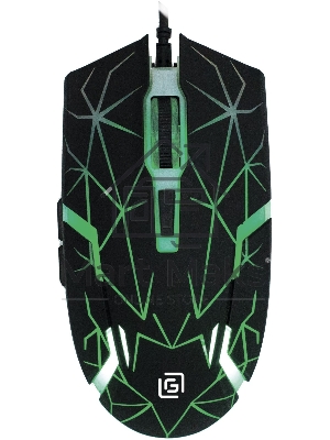 Мышь проводная Oklick 701G черный, 3600 dpi, USB, кнопки - 6