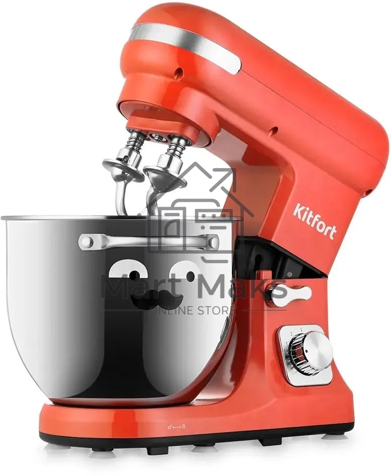 Миксер планетарный Kitfort КТ-3416-1 1400Вт красный