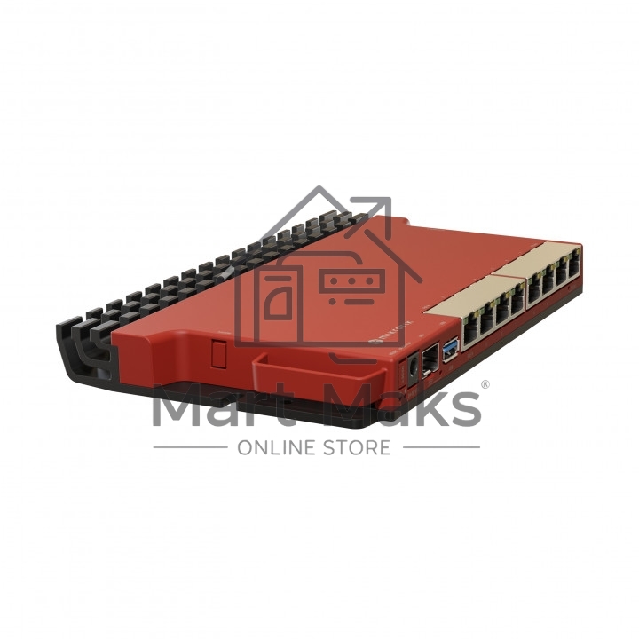 Маршрутизатор MikroTik L009UiGS-RM, 8*1Gbit, 1*SFP 2.5Gbit(вилка US)