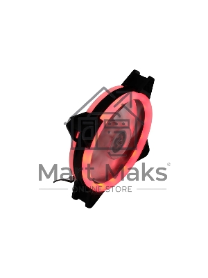 Вентилятор для корпуса Gembird D12025S12L-R черный, 120 мм, 1200 об/мин, 20.5 дБ, 3 pin