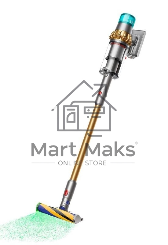 Пылесос вертикальный/ручной Dyson SV47 V15 DT золотистый, питание от аккумулятора, 240 Вт, уборка сухая, пылесборник 0.77 л, работа от АКБ max 60 мин