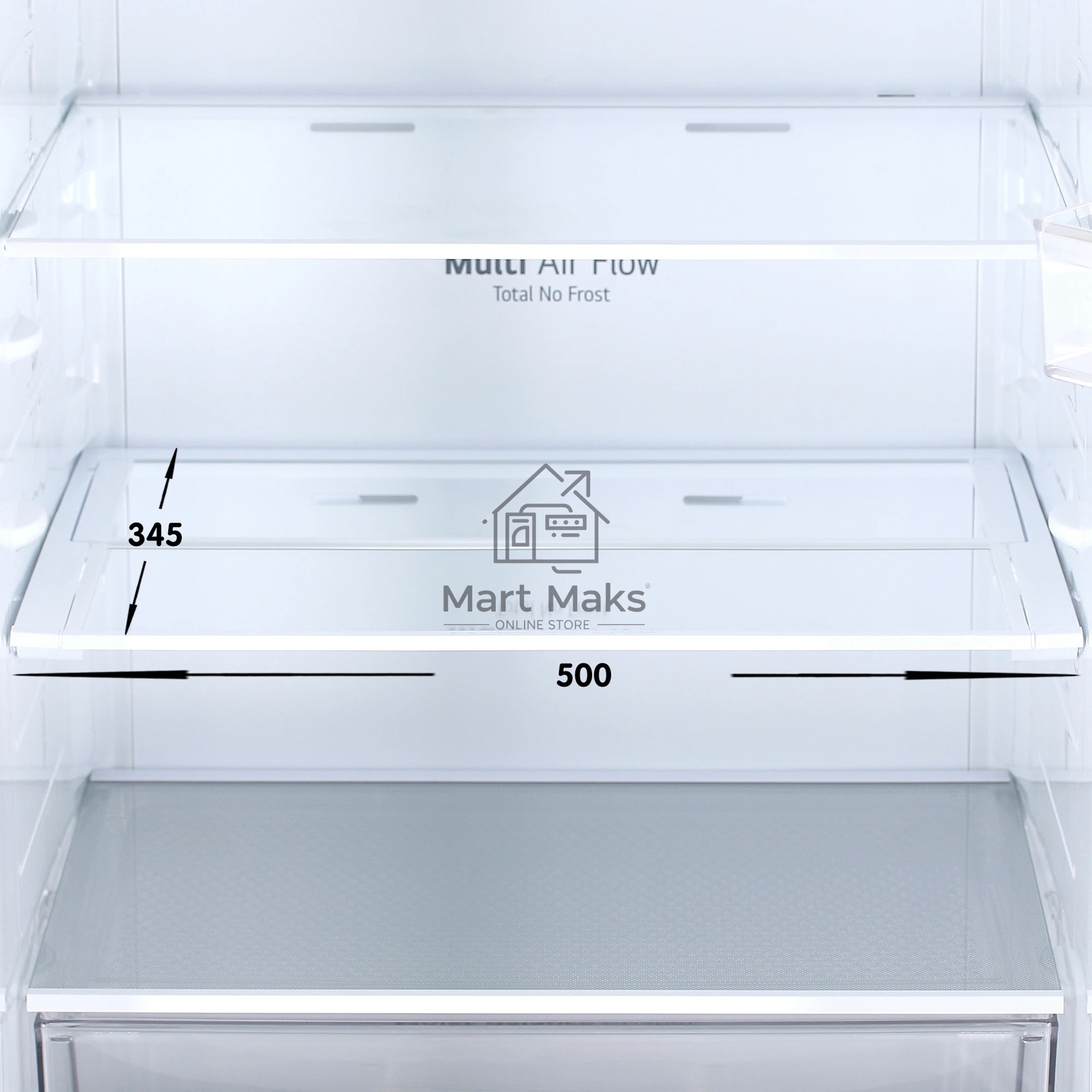 Холодильник LG GC-B459MEWM бежевый двухкамерный 234/107л морозилка снизу, No Frost