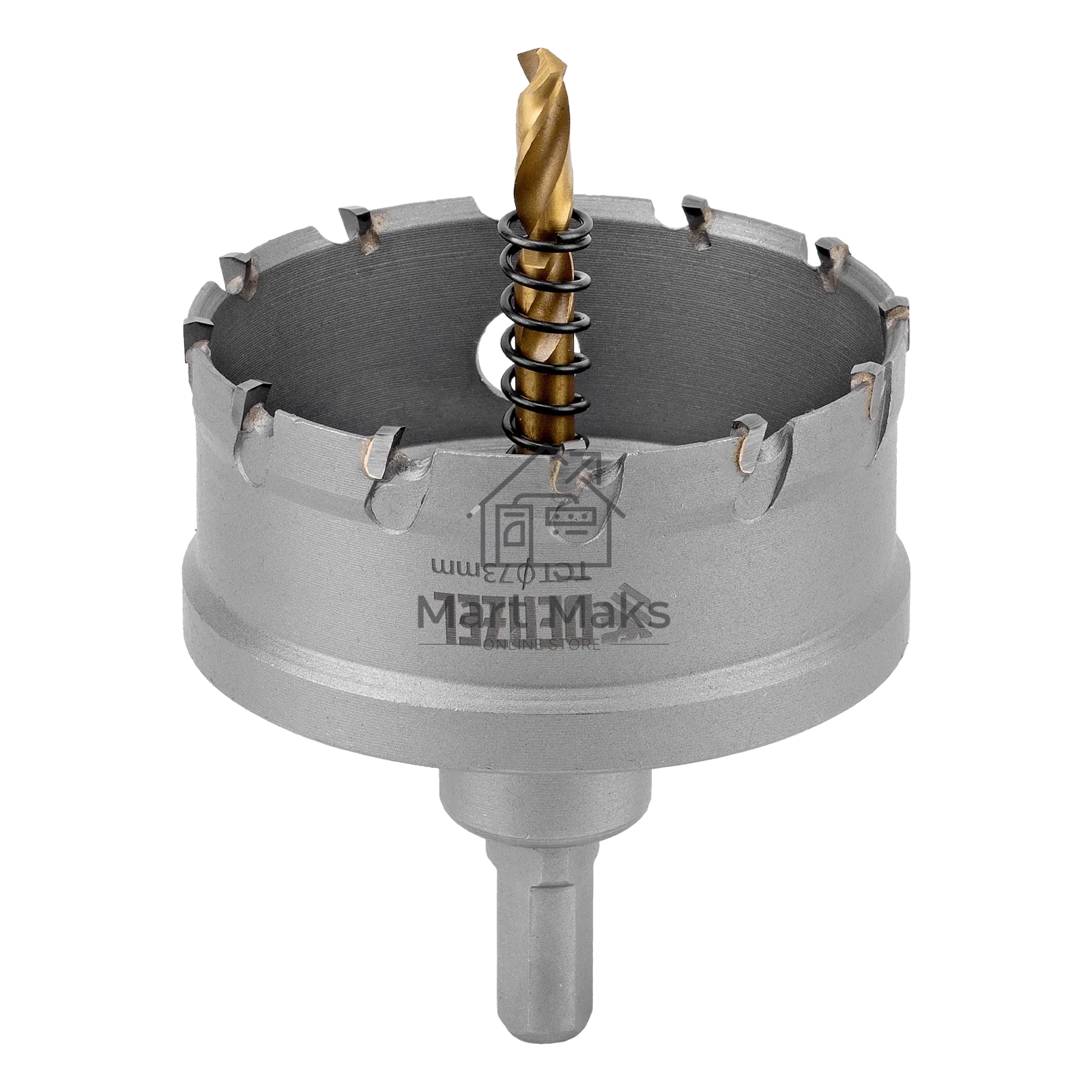 Коронка по металлу Denzel твердосплавная, 73 мм