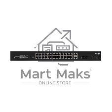Коммутатор Бастион SKAT PoE-24E-2G-2S, 24×100 Мбит/с PoE++ + 2×1 Гбит/с Uplink + 2×1 Гбит/с SFP, неуправляемый