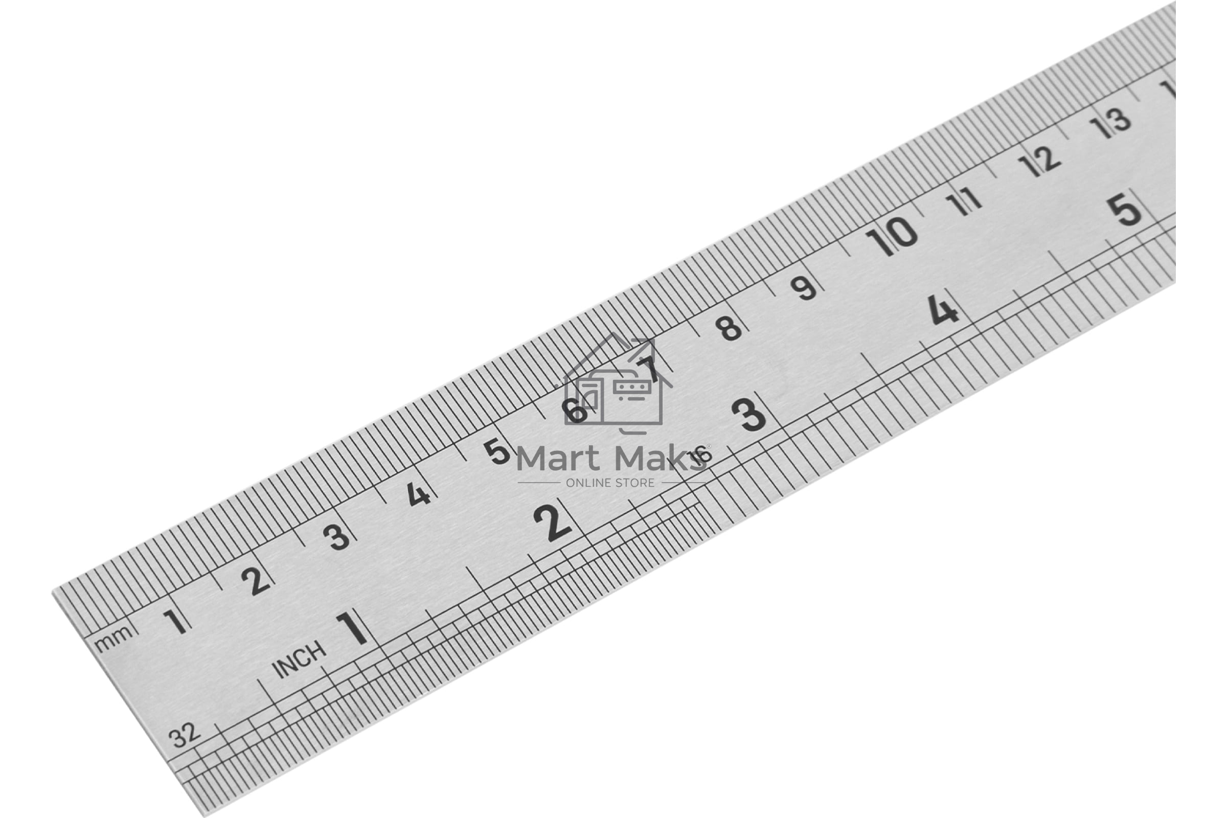 Линейка стальная Deli DL8050Y 500мм Нержавеющая сталь