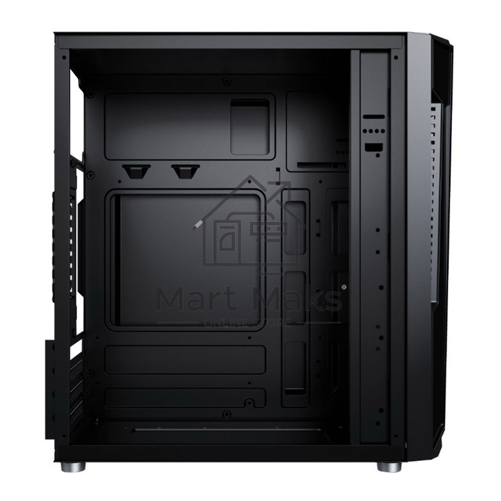 Компьютерный корпус ACD Coffre 104M mATX, черный, CPU 140mm, VGA 245mm, PSU 285mm, 2x3.5INT, 1x2.5INT, 2xUSB 2.0, 1xUSB 3.0, HD Audio, w/o FAN, w/o PSU