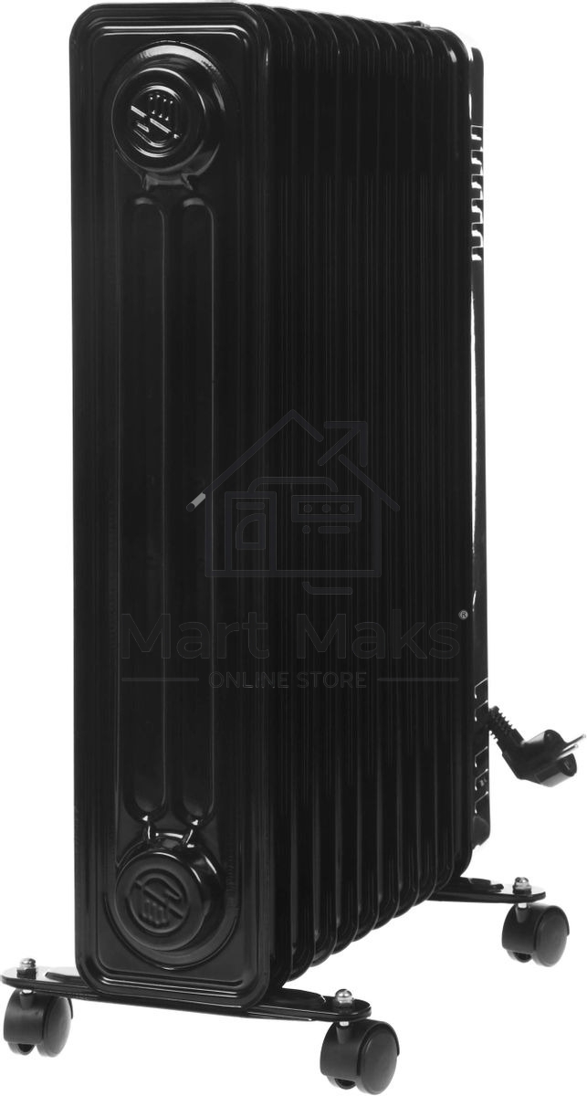 Масляный обогреватель Centek CT-6202 (11 секций) черный, 2500 Вт, 25 м2, термостат