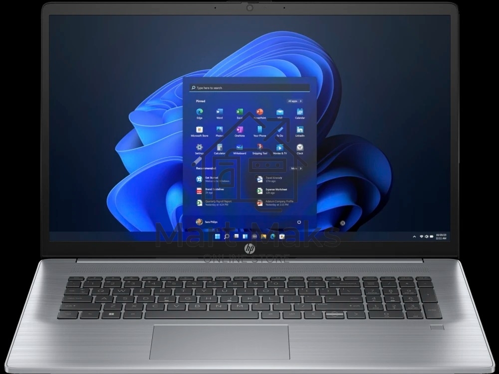 Ноутбук HP 470 G10 Intel Core i7-1355U/16Gb/512Gb SSD/17.3 IPS 300nits/DOS