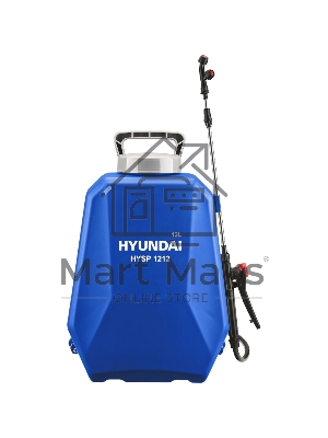Опрыскиватель Hyundai HYSP 1212 аккум. ранц. 12л голубой/серый
