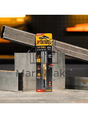 Сверло-метчик Denzel М12 х 1,75 мм, Р6М5