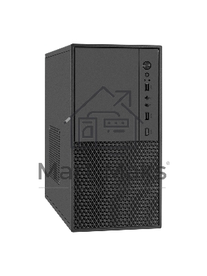 Компьютерный корпус Minitower ExeGate BAA-308M-AAA450 (mATX, БП AAA450 с вент. 8см, 2*USB, HD Audio, черный)