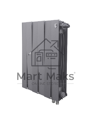 Радиатор биметаллический Royal Thermo PianoForte 500 Серебристый VR80 - 6 секц.