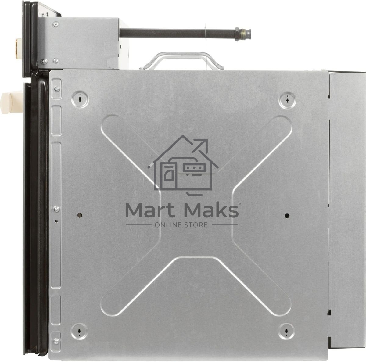 Встраиваеммый газовый духовой шкаф Gefest ДГЭ 621-01 В1, 52л, дверца с 2 стеклами, кремовый