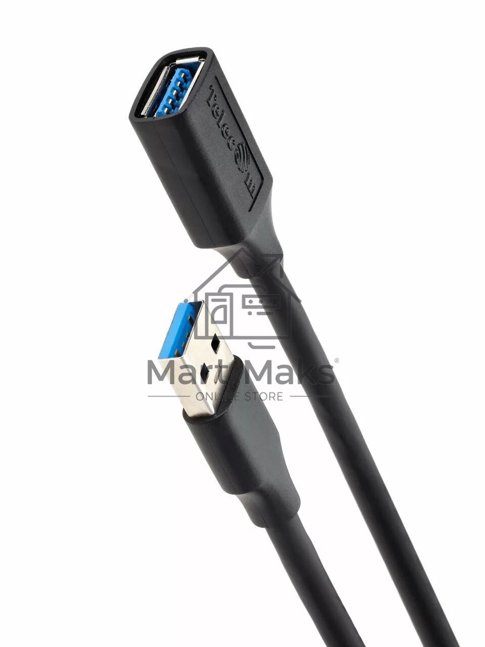Кабель удлинительный USB3.0 Am-Af 5m Telecom черный (TUS708-5M)