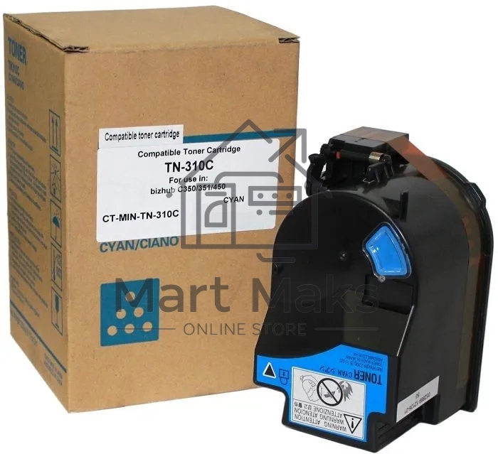 Картридж лазерный ELP TN-310C синий (11500 стр) (туба 230 гр.) для Konica-Minolta bizhub C350/351/450