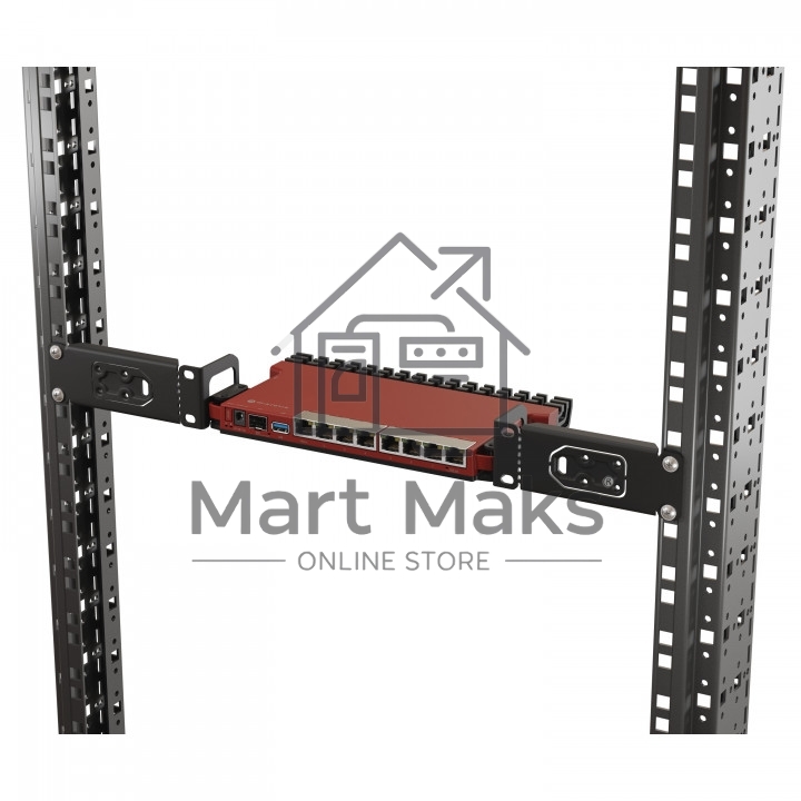 Маршрутизатор MikroTik L009UiGS-RM, 8*1Gbit, 1*SFP 2.5Gbit(вилка US)