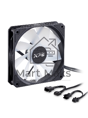 Вентилятор для корпуса ADATA XPG VENTO R 120 ARGB PWM черный, 120 мм, 1600 об/мин, 32 дБ, 4 pin