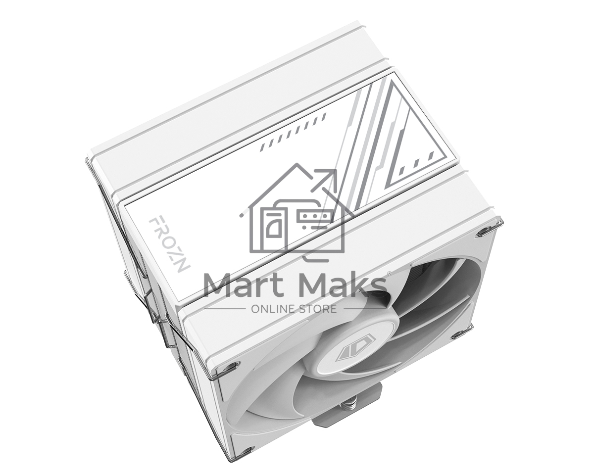 Кулер для процессора ID-COOLING FROZN A410 DW белый 120мм алюминий+медь 2000rpm 30db 4-pin 220W 152мм