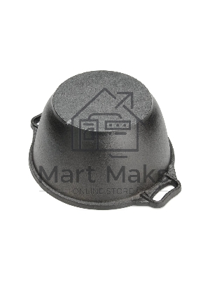 Кастрюля с крышкой-сковородой Mayer&Boch MB 26025 3.0л, 24 см, чугунная