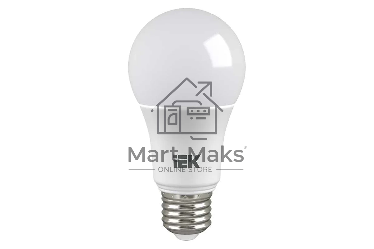 Лампа светодиодная ИЭК LLE-A60-11-230-40-E27 ECO A60 11Вт грушевидная 4000К белый E27 990лм 230-240В