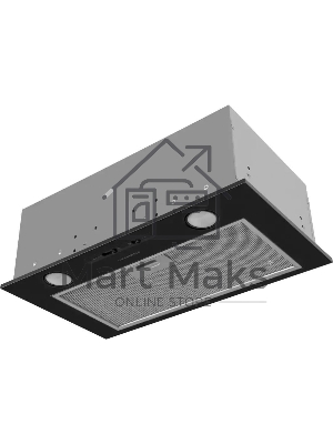 Вытяжка полновстраиваемая Maunfeld Crosby Light 5028, черный, 50 см, 850 куб. м/ч, 55 дБ