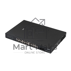 Коммутатор Бастион SKAT PoE-24E-2G-2S, 24×100 Мбит/с PoE++ + 2×1 Гбит/с Uplink + 2×1 Гбит/с SFP, неуправляемый