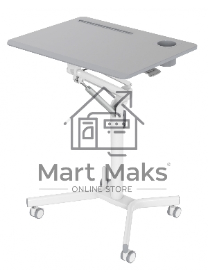 Стол для ноутбука Cactus VM-FDS101B столешница МДФ серый 70x52x106см (CS-FDS101WGY)