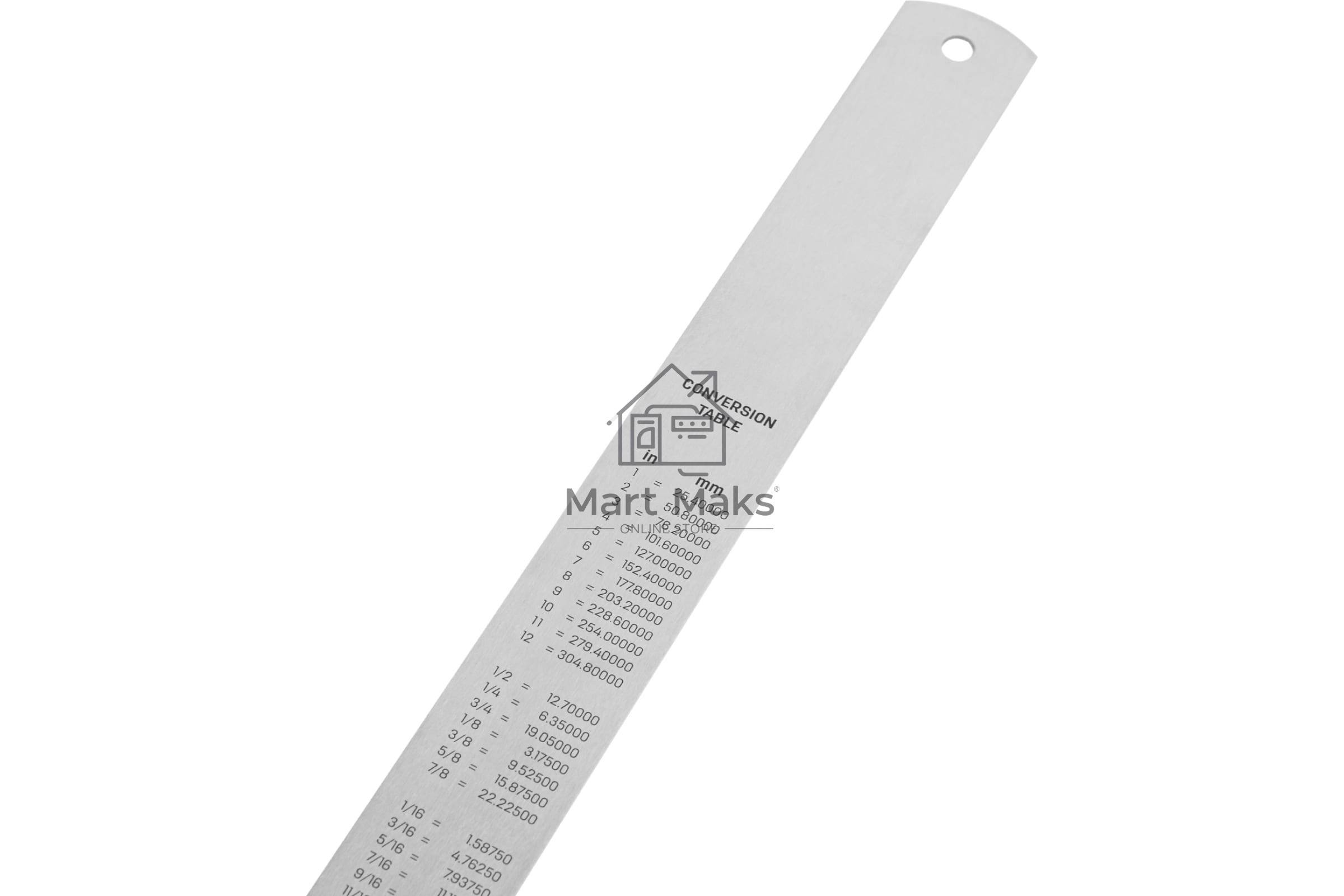 Линейка стальная Deli DL8050Y 500мм Нержавеющая сталь