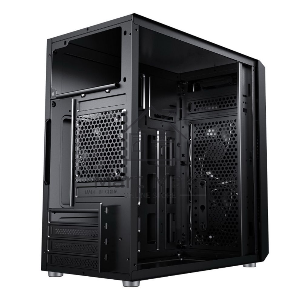 Компьютерный корпус ACD Coffre 104M mATX, черный, CPU 140mm, VGA 245mm, PSU 285mm, 2x3.5INT, 1x2.5INT, 2xUSB 2.0, 1xUSB 3.0, HD Audio, w/o FAN, w/o PSU