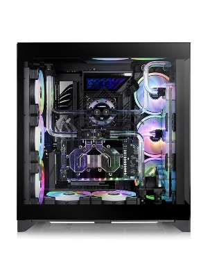 Компьютерный корпус Thermaltake CTE E600MX Hydrangea Blue черный без БП E-ATX 11x120мм 4x140мм 2xUSB3.0 audio bott PSU