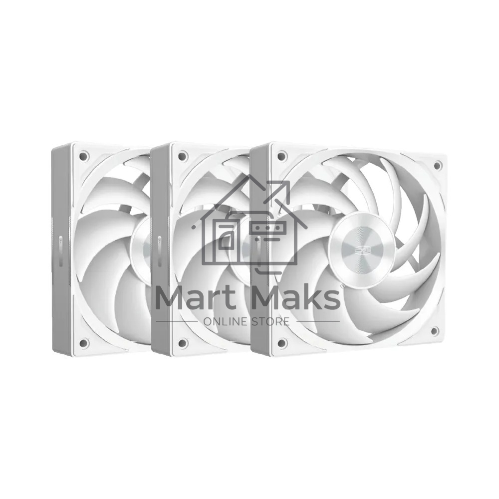 Кулер для ПК PCCooler F5R120 WH 3IN1 белый 120мм 2200rpm 32db 4-pin