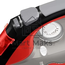 Утюг HITT НТ-5105 красный/черный, 2400 Вт, 40 г/мин, 120 г/мин, 250 мл