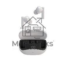 Беспроводные наушники Maxvi MHF-120BT белые TWS\LCD\Sensor\200мАч\5.4\кабель Type-C
