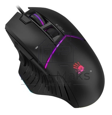 Мышь проводная A4Tech Bloody W95 Max черный, 12000 dpi, USB, кнопки - 10