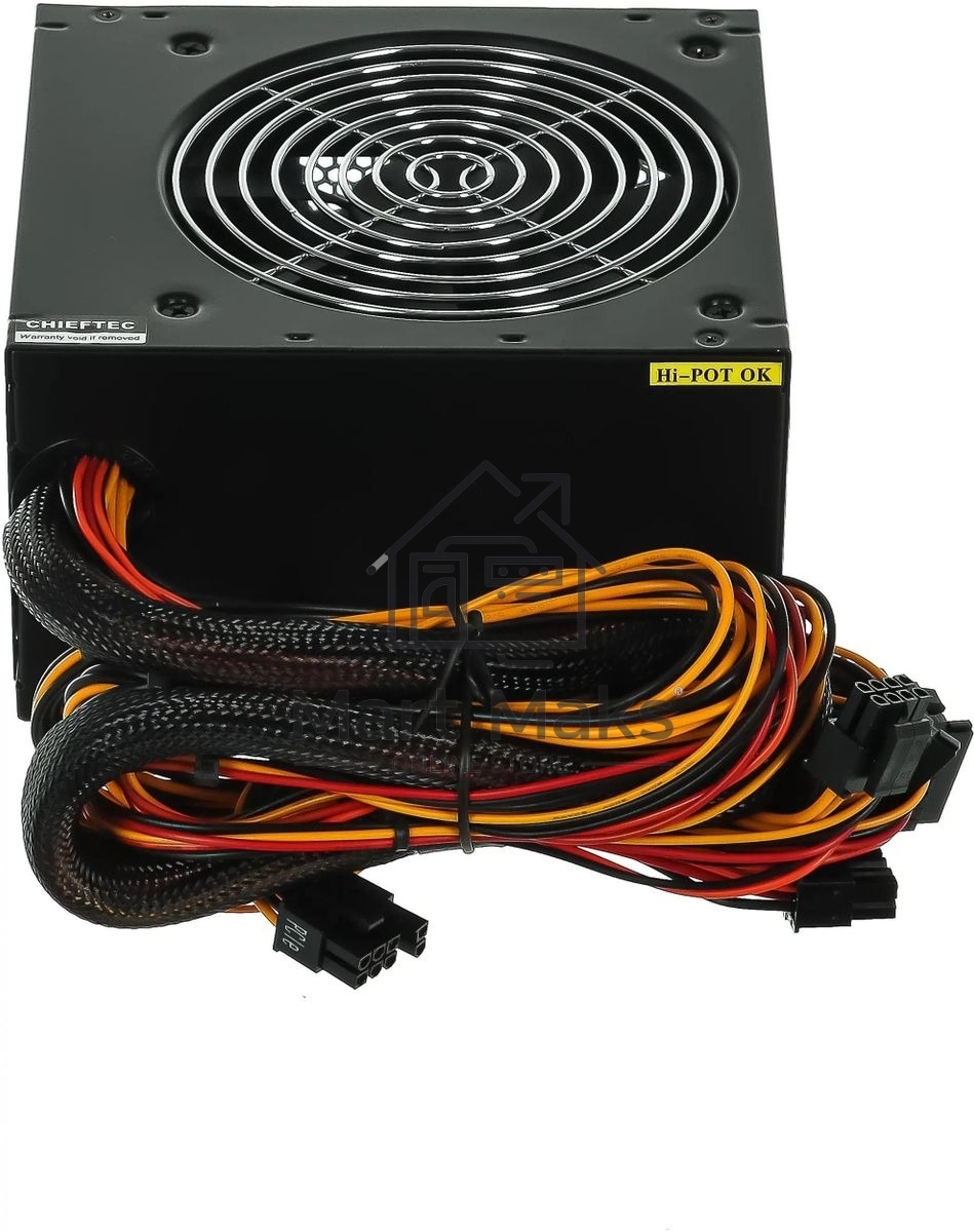 Блок питания Chieftec RTL GPS-600A8, 600Вт, 80 PLUS, 120мм, черный