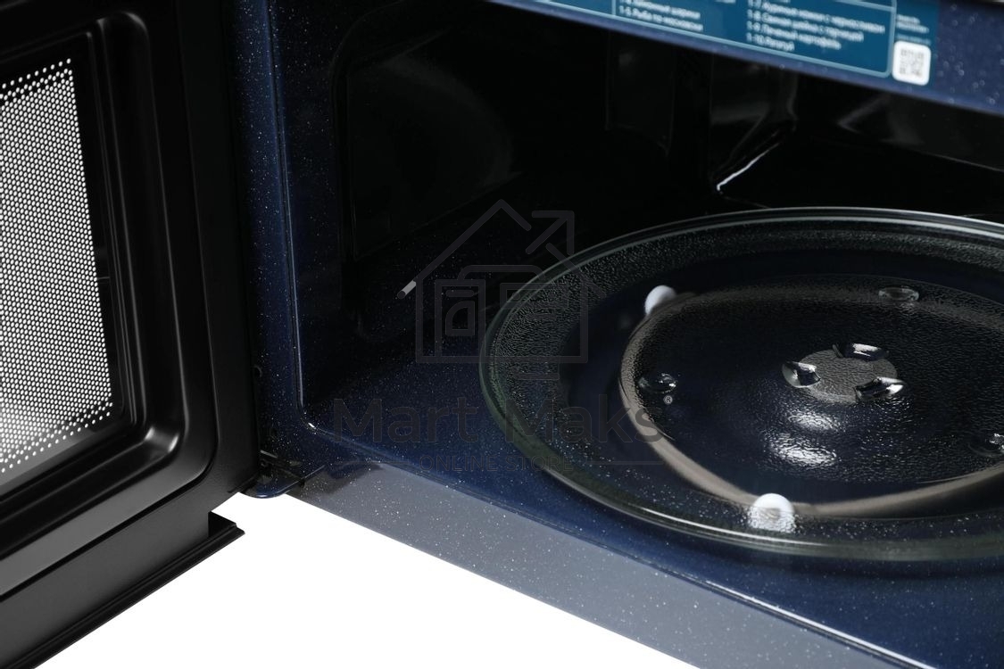 Микроволновая печь Samsung MS23T5018AK/BW черный, 23 л, 800 Вт, переключатели - сенсор