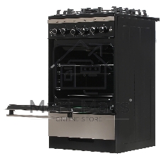 Плита газовая Gefest 5500-02 0069 серебристый/черный, конфорок 4 шт, духовка 52 л, 50 см x 85 см x 58.5 см