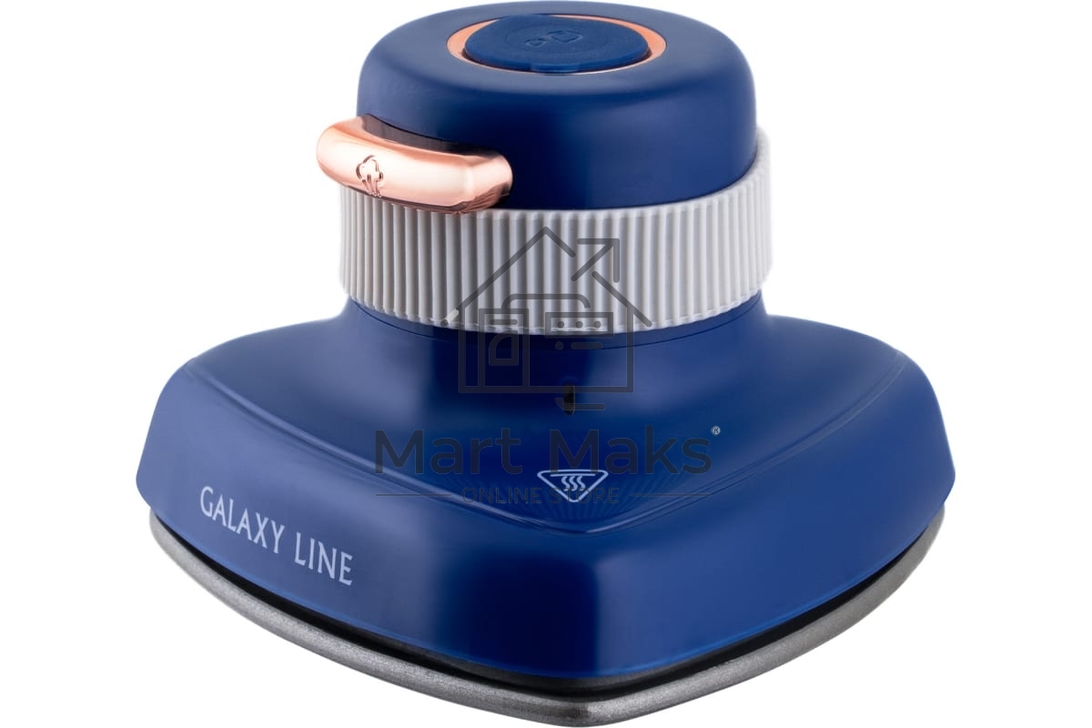 Отпариватель Galaxy Line GL 6286, синий, ручной, 900 Вт, контейнер для воды 50 мл