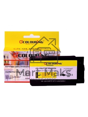 Картридж струйный Colouring CG-F6U17AE (№953XL) с чернилами на пигментной основе Magenta для принтеров HPOfficeJet Pro 7720/7730/7740/8210/8218/8710/8715/8720/8725/8728/8730/8740